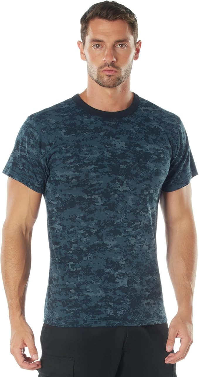 T-Shirt, Mitternachtsblau Digital Camo 88947