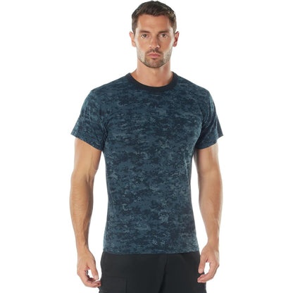 T-Shirt, Mitternachtsblau Digital Camo 88947