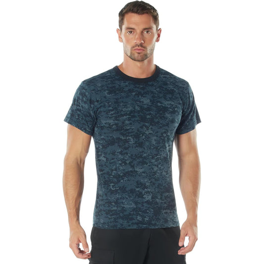 T-Shirt, Mitternachtsblau Digital Camo 88947